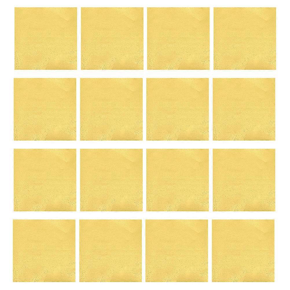 Creative Diy Hand-Made Paper Folding Paper Craft Square Origami Paper Golden 10.00X10.00X0.10Cm Art Projects 100 Sheets