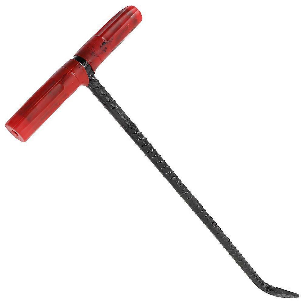 غطاء المجاري هوك غطاء فتحة الصلب رافع عمال الصيانة 45.00X19.00X7.00CM سحب البضائع 1 مجموعة