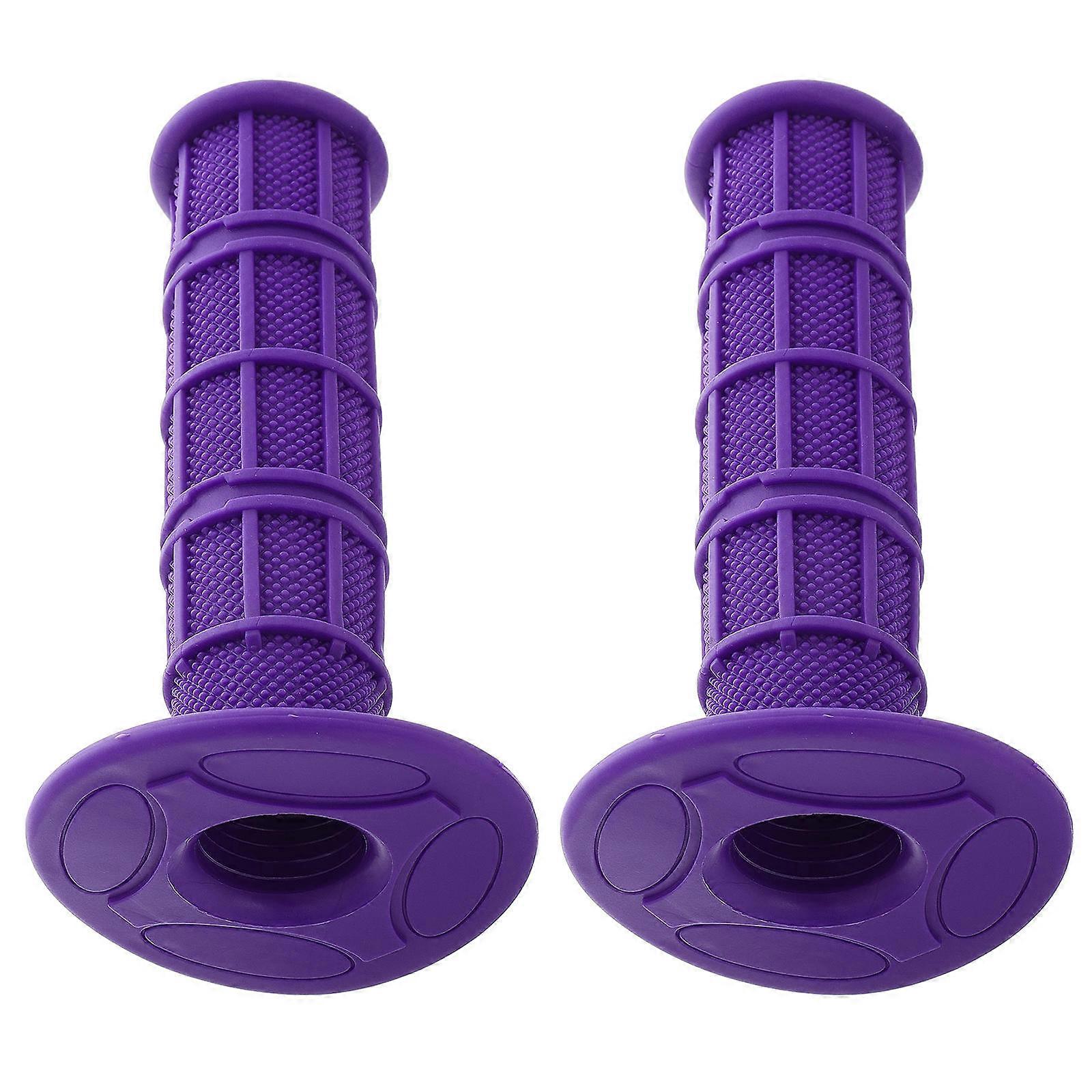 Atv Parts Reduce Hand Fatigue Better Control Cylindrical Silicone Handlebar Grips For Rough Terrains 2Pcs