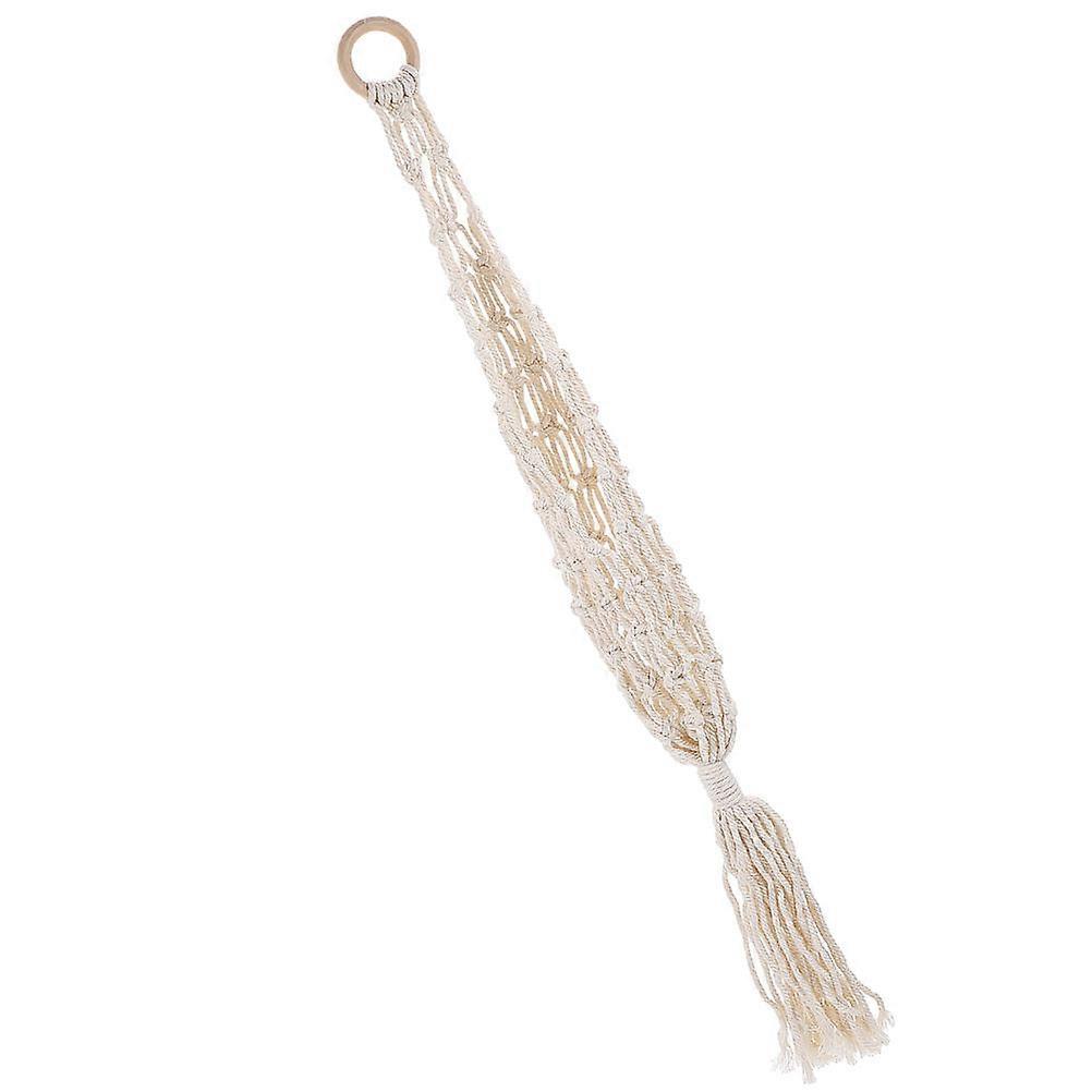 Hanging Fruit Basket Macrame Vegetable Storage Air Circulation 70X15X15CM 1Pack