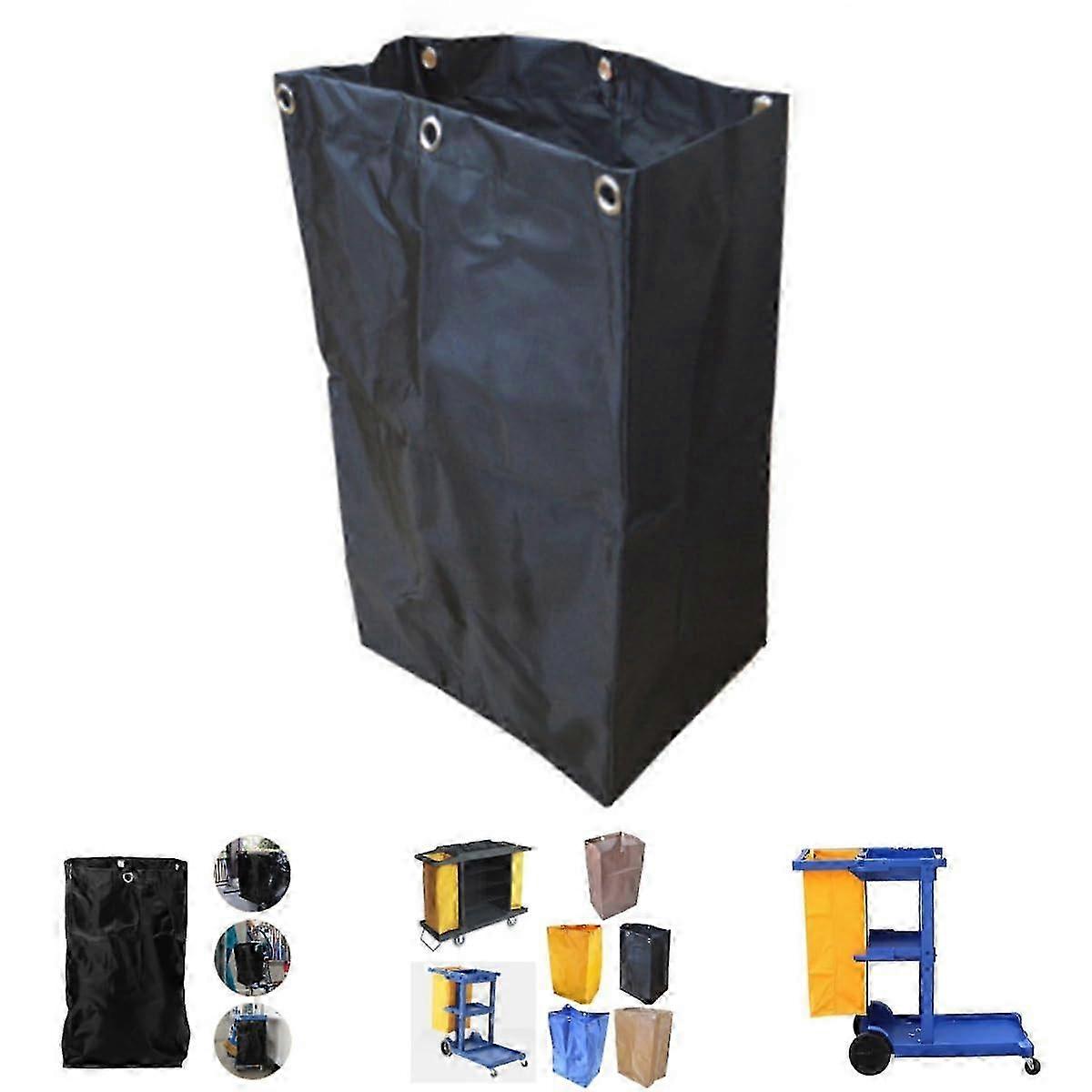 Cleaning Cart Bag, Hotel Housekeeping Rubbish Holder, Dryser Replacement Commercial Janitorial Hotel Garbage Bag, Janitorial Cleaning Cart Bag