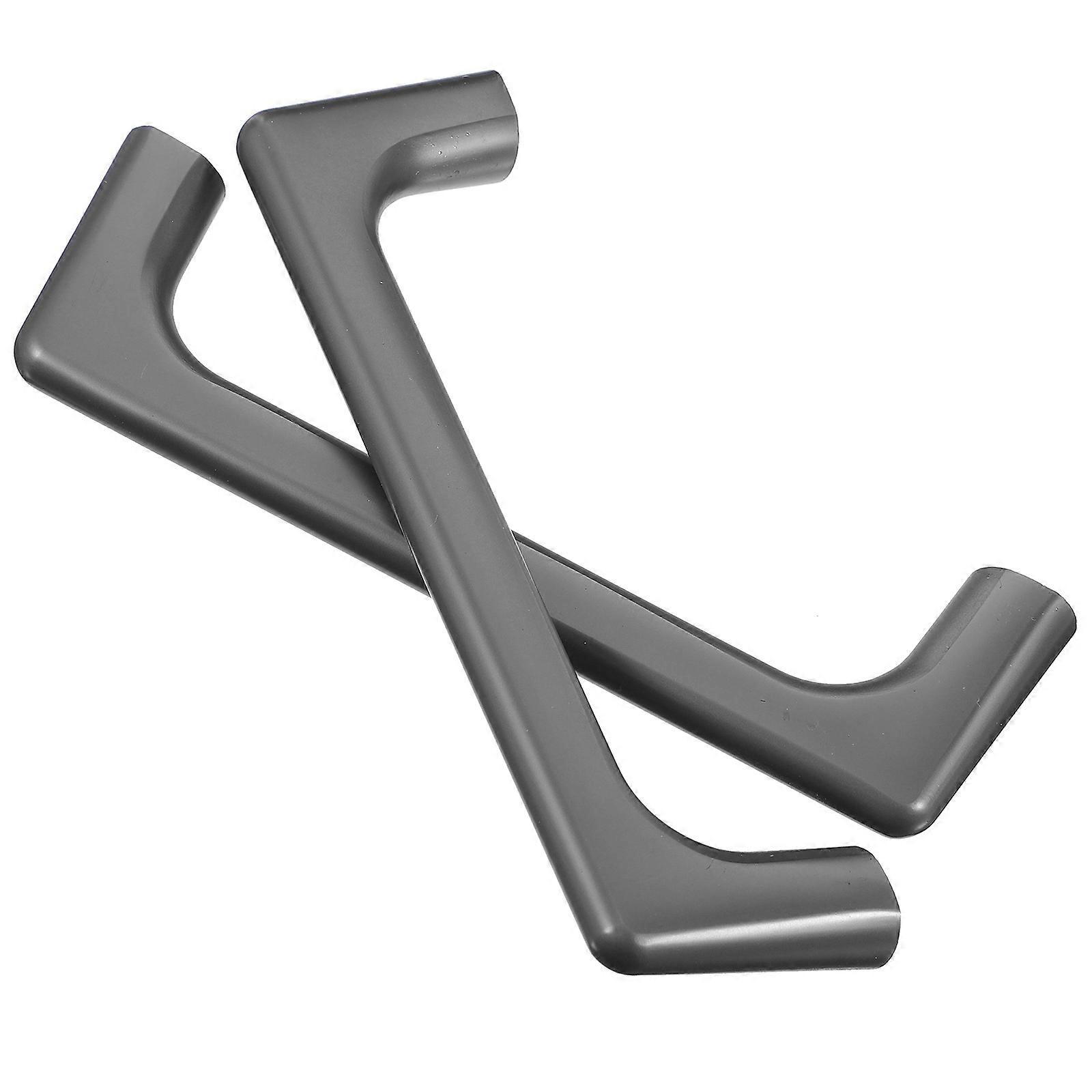 Cabinet Pulls Handles Grey Color Modern Design For Drawer 2Pcs