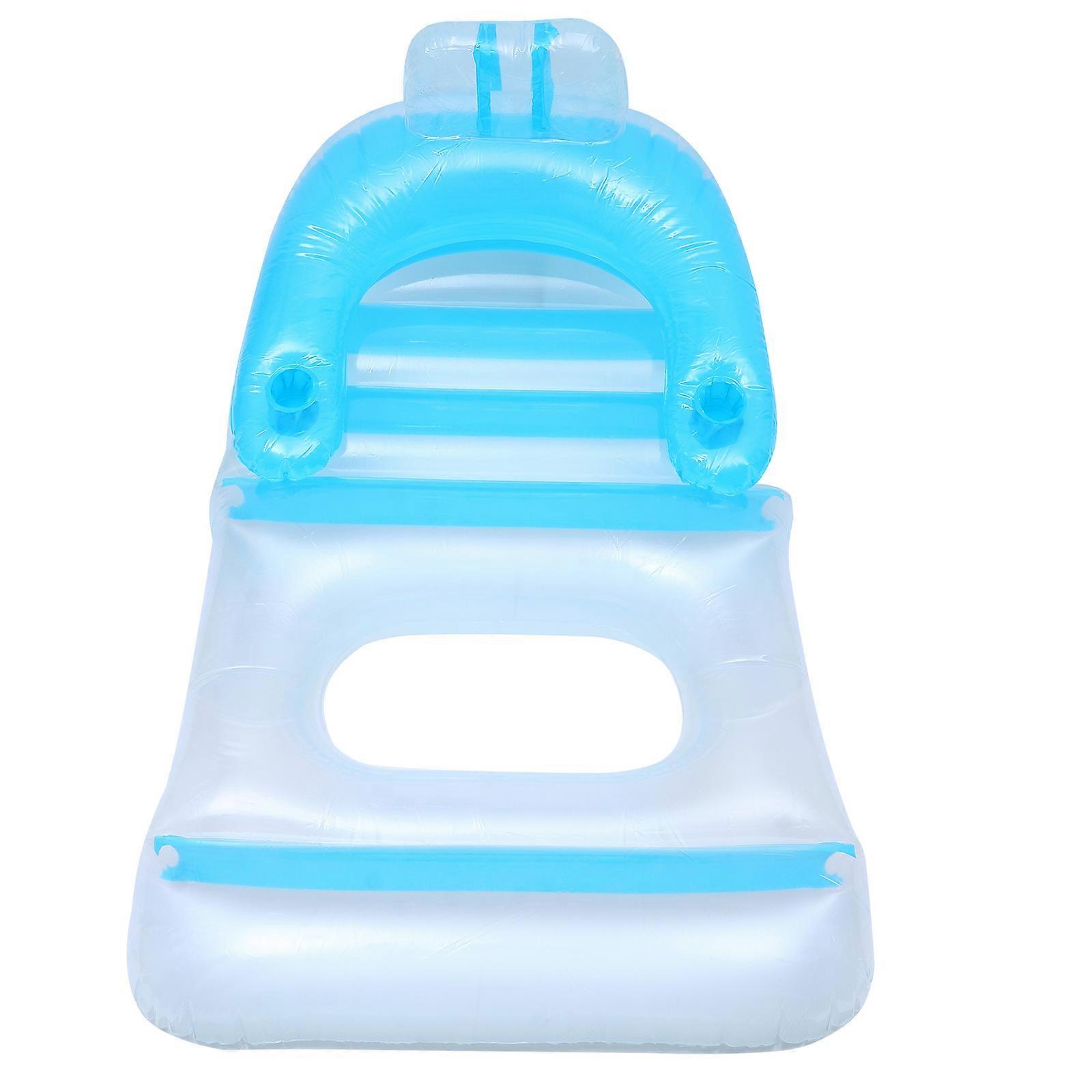 Inflatable Swimming Floating Pad Lightweight Portable Mat for Outdoor Summer Fun Pool Beach Lounger with Great Buoyancy Enjoyment
