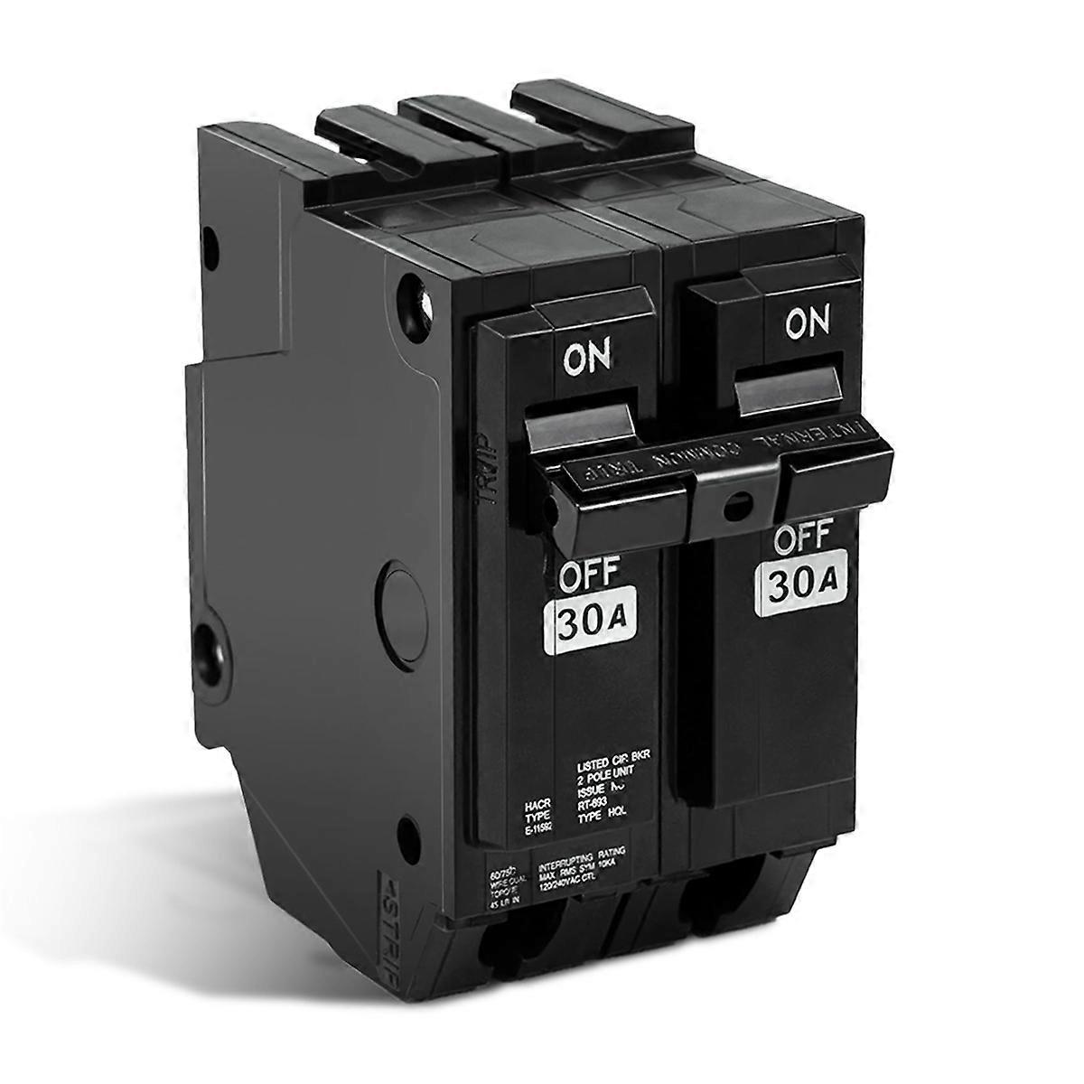THQL2130 30 Amp 2 Pole Circuit Breaker,10KAIC 120/240V