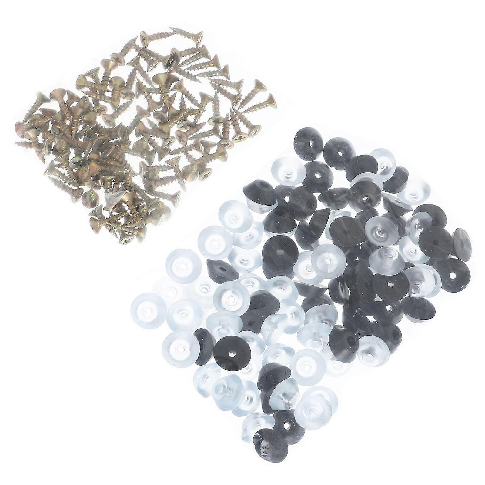 Grip Pads Furniture Pads For Restaurant Use Black 1.5X1.5X0.5CM Moisture Prevention 100Set