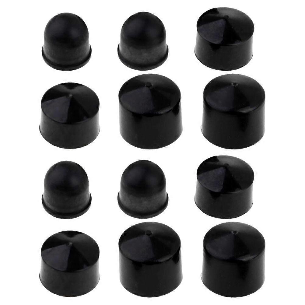 Skateboard Pivot Cups Rebuild Pivot Cups Skateboarding Accessories Shock Absorption Stable Support Black 12mm 12Pcs