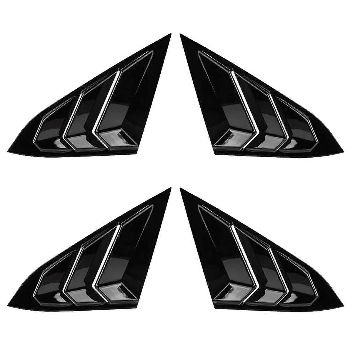 Vent Quarter Window Louver Cover Triangular Window Trim Accessories