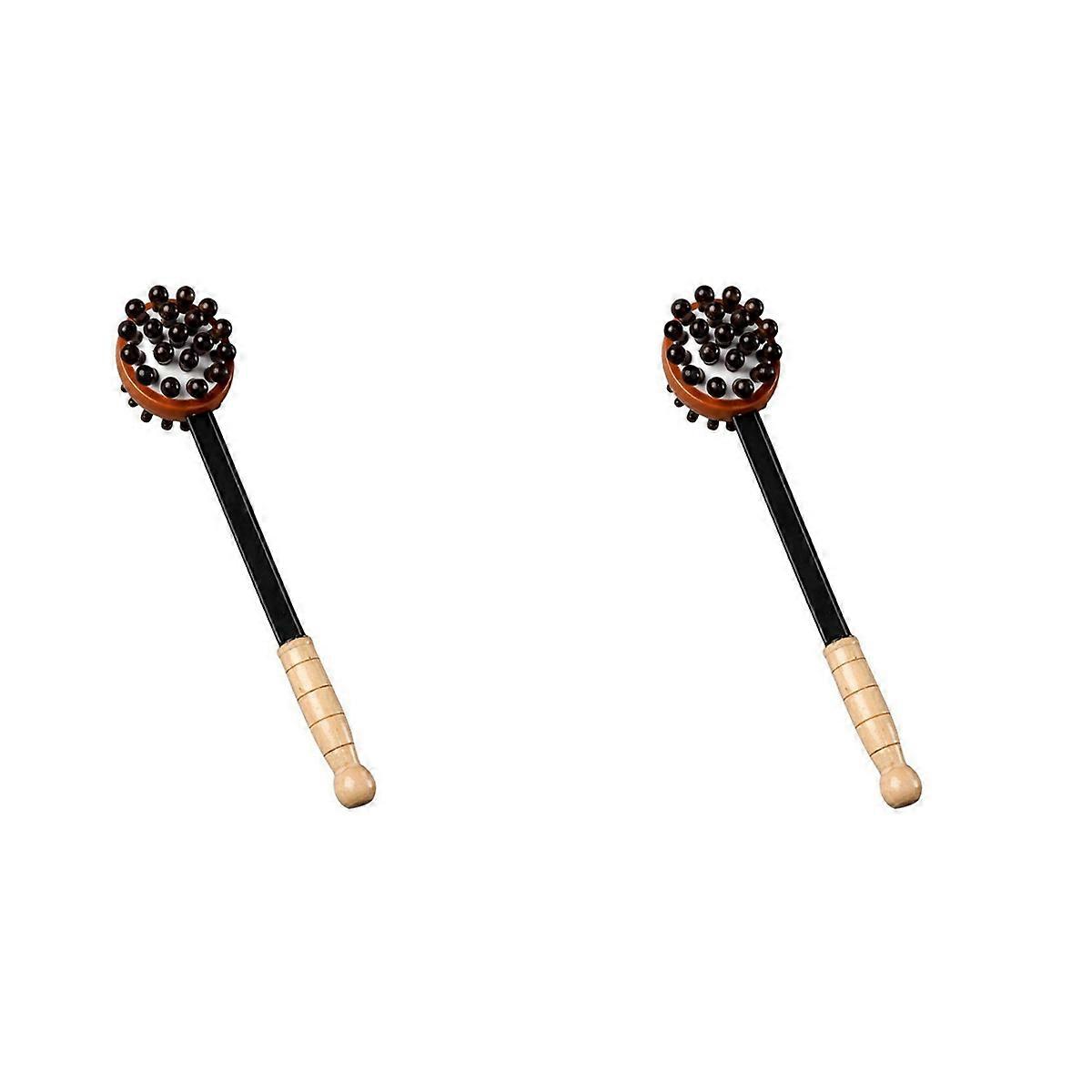 Back Knock Massage Handheld Round Head Back Pounding Massage Hammer