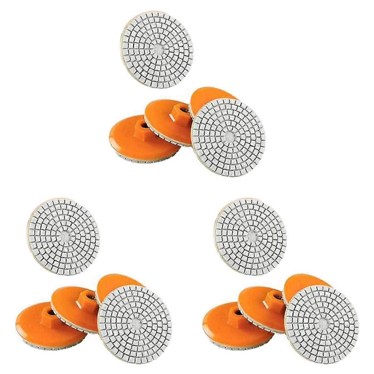 15X Integrated Stone Trimming and Polishing Disc, for Stone Concrete Marble Floor Grinders or Polish