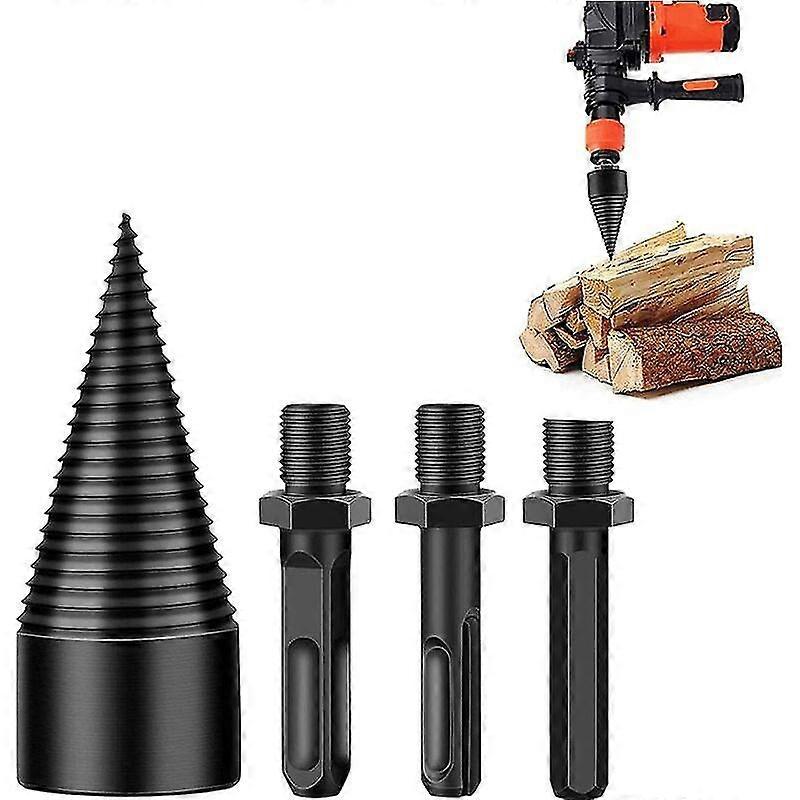 45mm Log Splitter for Wood, Safe Drill Wood Splitter, Firewood Machine Drill Bit