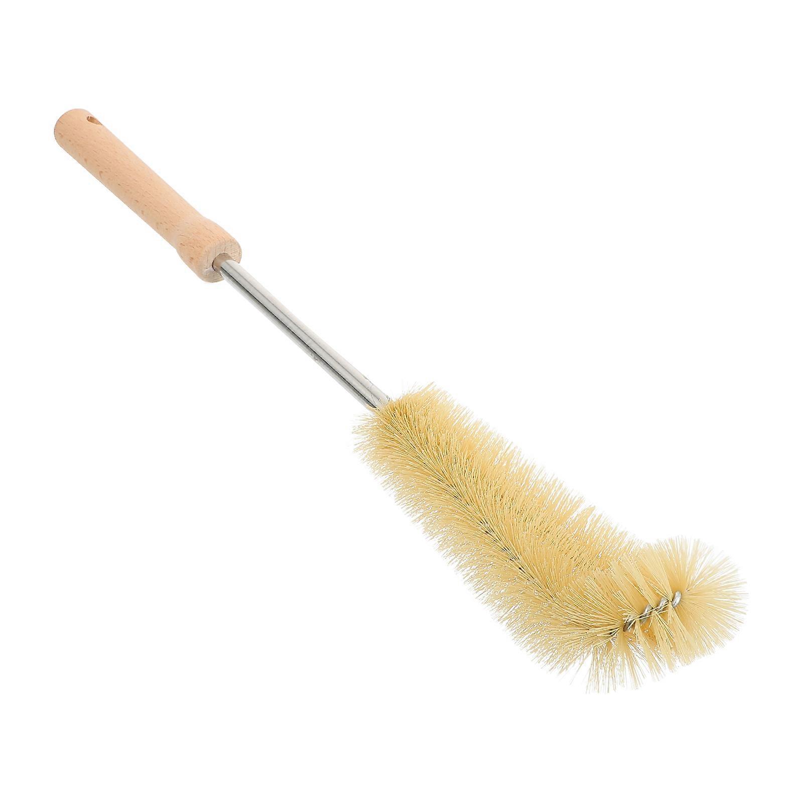 Teacup Cleaner Cup Cleaning Brush Practical Design for Home Use Beige 1Set