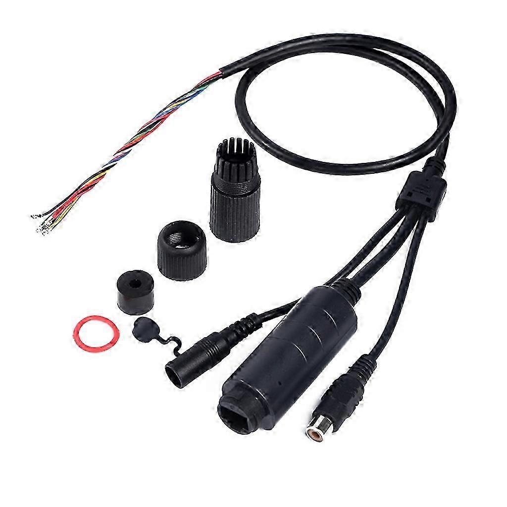 POE Adapter Cable IEEE802.3Af 48V to 12V1A for IP- Camera with Audio- Function