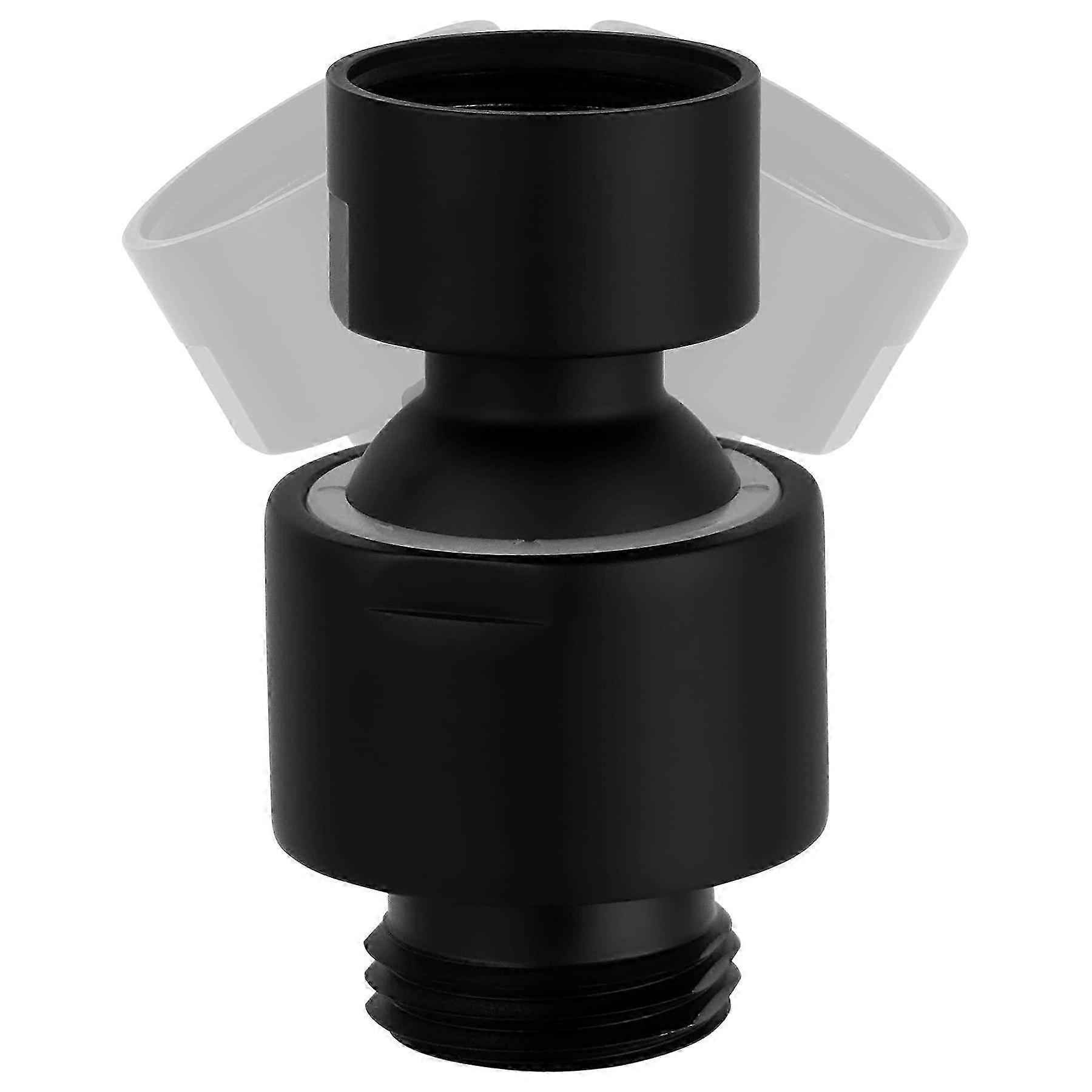 Adjustable Black Shower Head Adapter Compatible with Various Shower Systems