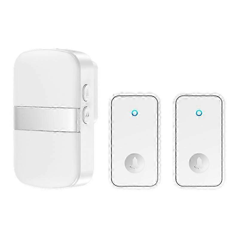 Wireless Doorbell 60 Chime 5 Levels Adjustable Self-powered Alarm System, suitable for certain brands