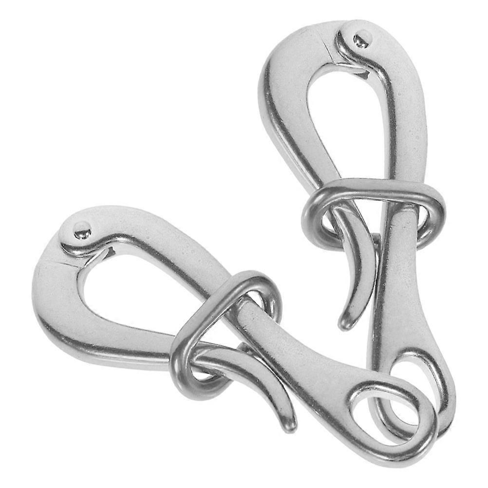 Stainless Hook Boat Accessories Durability Lightweight and Portable 10.00X3.00X1.00cm 2Pcs