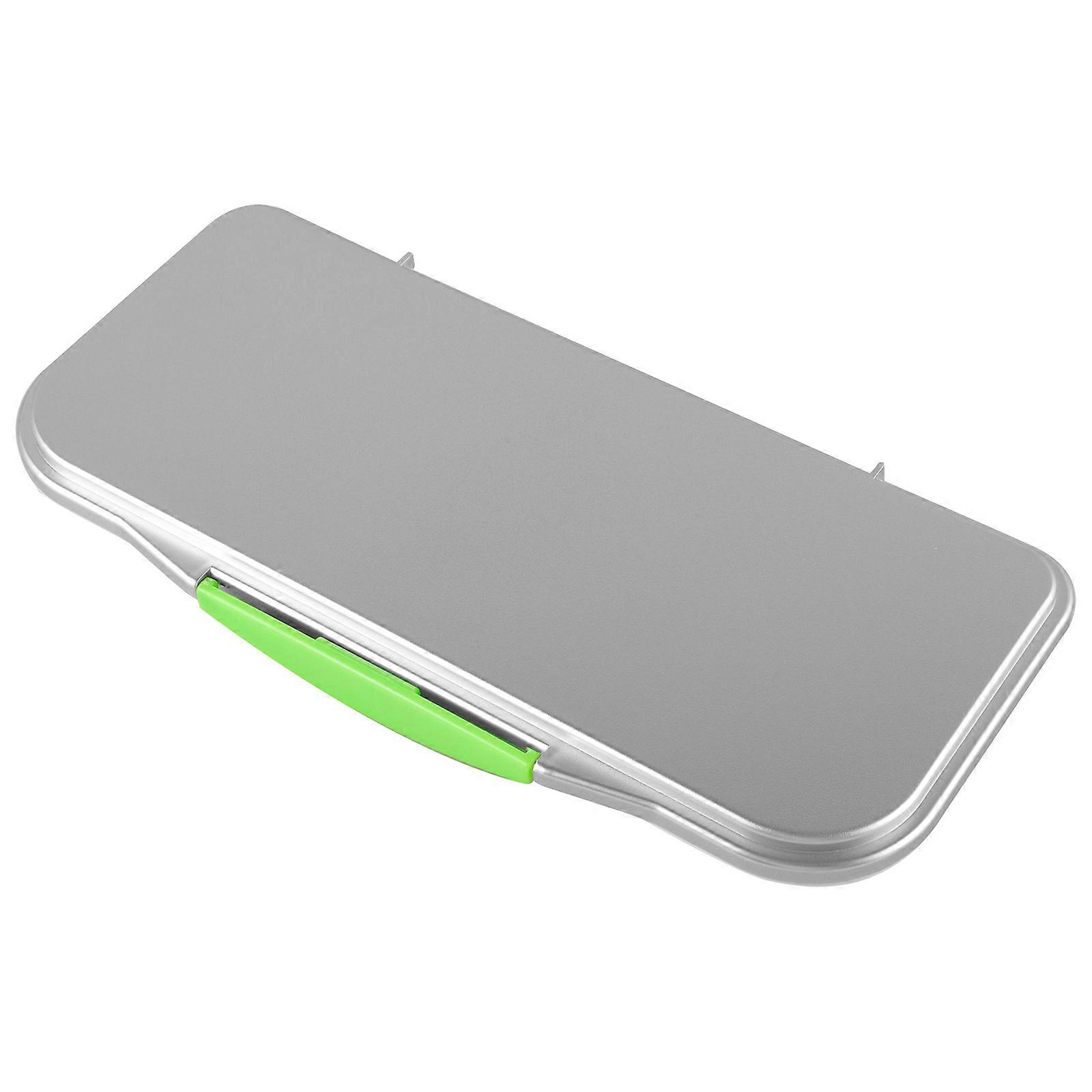 Portable Pigment Case Art Watercolor Pigment Case White Rectangular Paint Storage 1Set