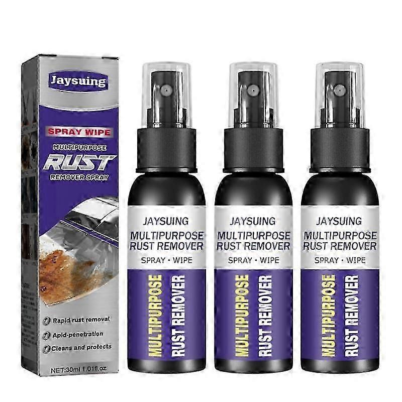 3x Car Rust Remover Auto Parts Maintenance Cleaner Remove Rust Spray Rapid Derusting Prevent Corrosion