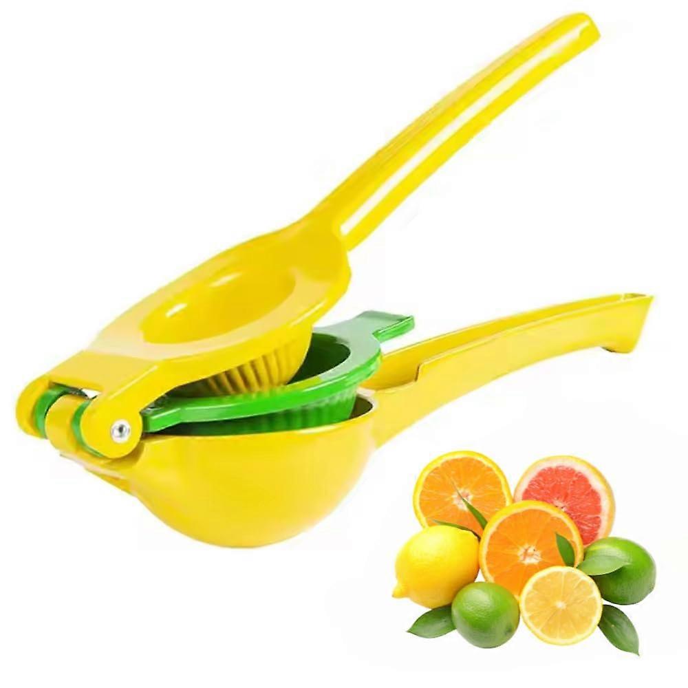 Citrus Juicer Manual Lemon Squeezer with Double Press Baskets for Maximum Juice Yield Easy Clean Durable Food Safe Design