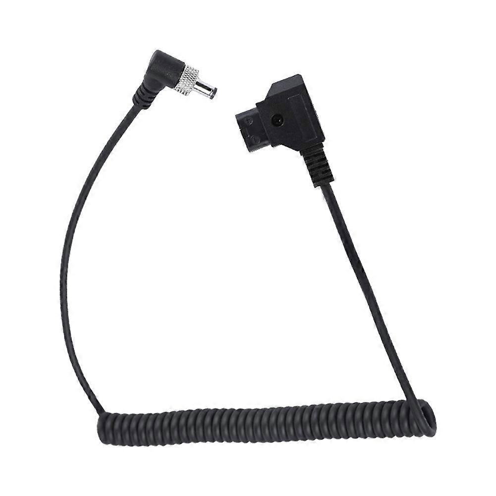 D-TAP Plug to DC Port DC Monitor Supply Cable Spring Power Wire with Lock for BMPC/ATOMOS/BESTVIEW Monitor