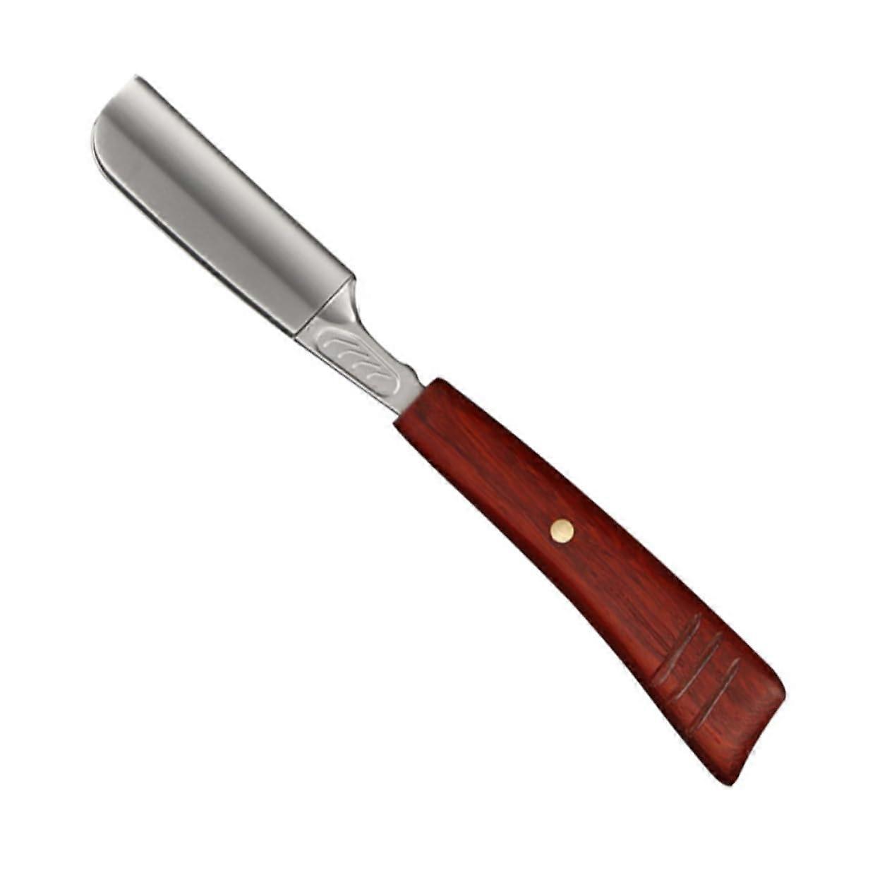 Razor Sharp Beard Trimmer with Red Sandalwood Handle, Precision Hair Scissors, Clipper, Eyebrow Shaper for Men