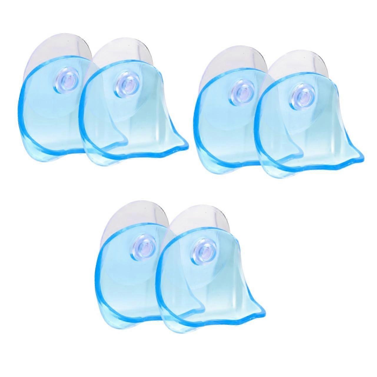 Pack of 6 Razor Holder Razor Stand Loofah Holder Razor Organizer Rack Hook for Shower Razor Holder for Manual Razor Organizer Shelf