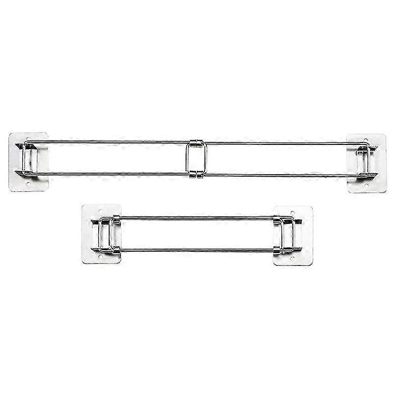 RV Shower Corner Storage Bar- Adjustable Stainless Steel Rod for Corner Shelves in Camper, Length 7- Edition 0703