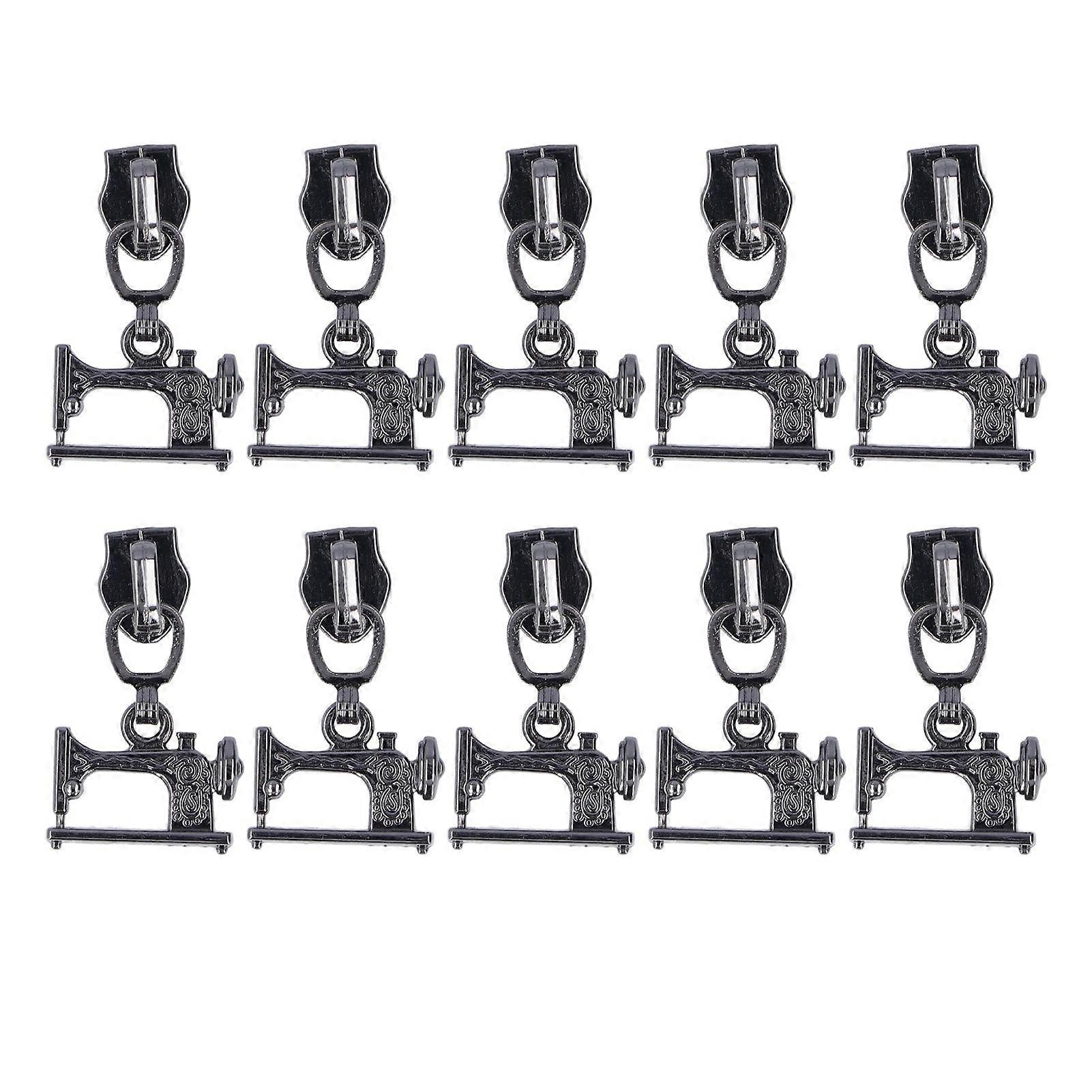 2025 Latest Model  10 Pcs Zipper Pull Sewing Machine Metal Zipper Pulls Jacket