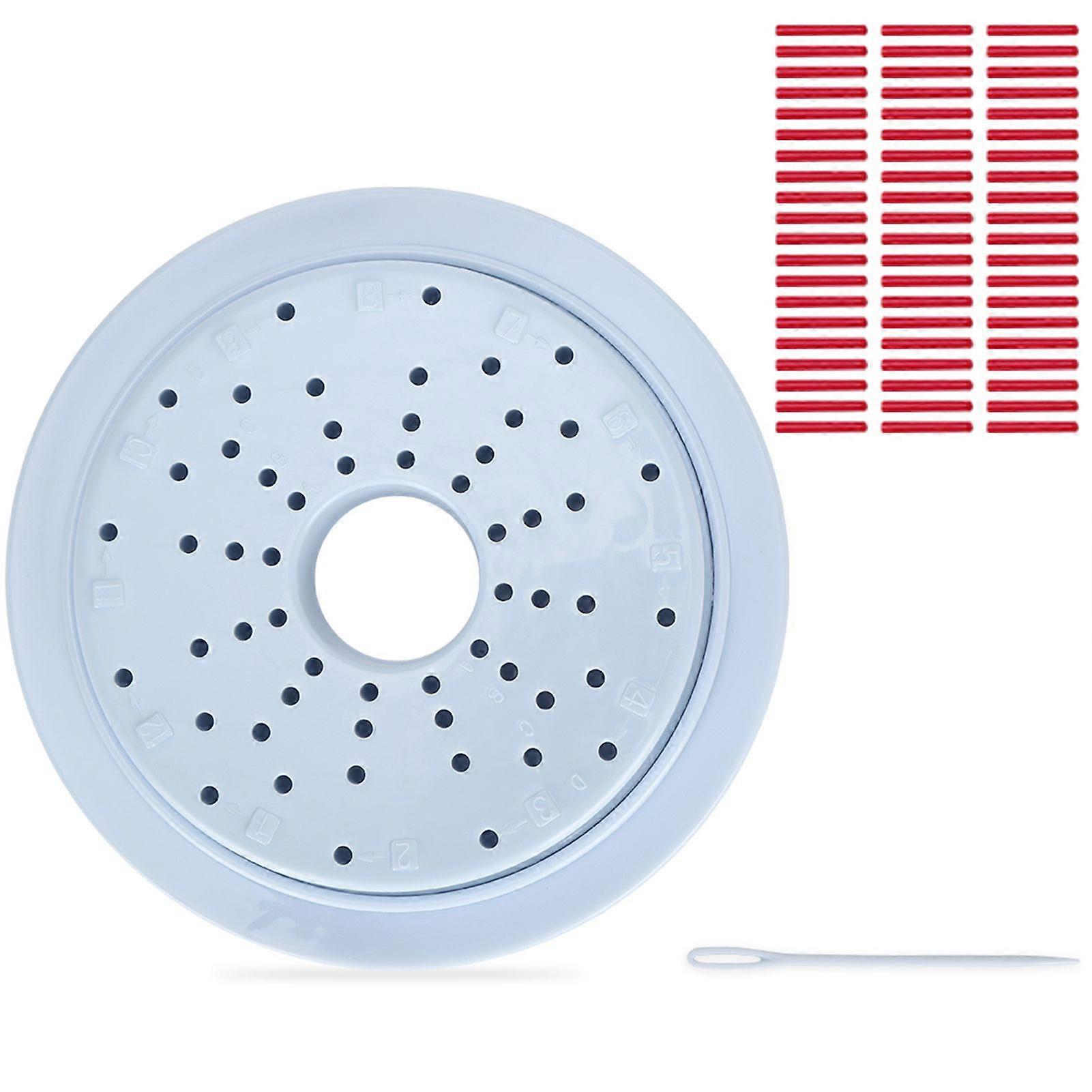 2025 siste modell DIY runde strikkevevstoler blomst strikking vevstol maker veving