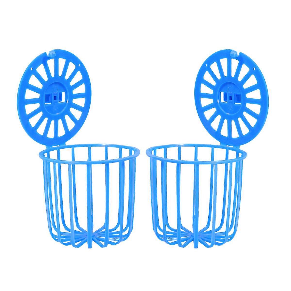 2pcs Durable Vegetable Storage Baskets for Birds – Easy Install Parrot Food Feeding Dishes for Budgies, Cockatiels, and Similar Bird Species