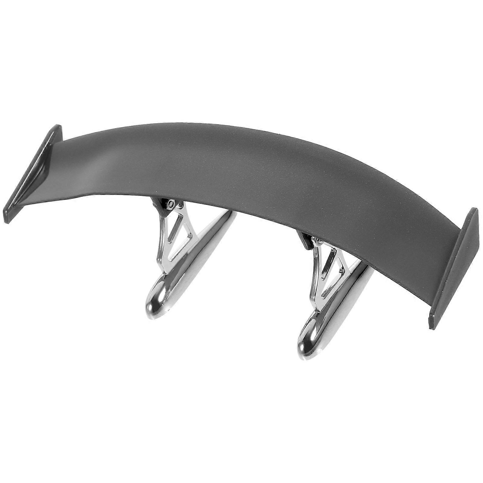 Car Rear Trunk Wing Spoiler Universal Black 17.5X4.5X3CM Improves Handling Racing Style 1Pack