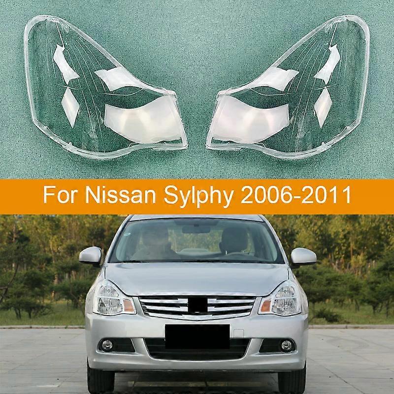 For Nissan Sylphy 2006 2007 2008 2009 2010 2011 Headlight Cover Transparent Lens Lampshdade Headlamp Shell