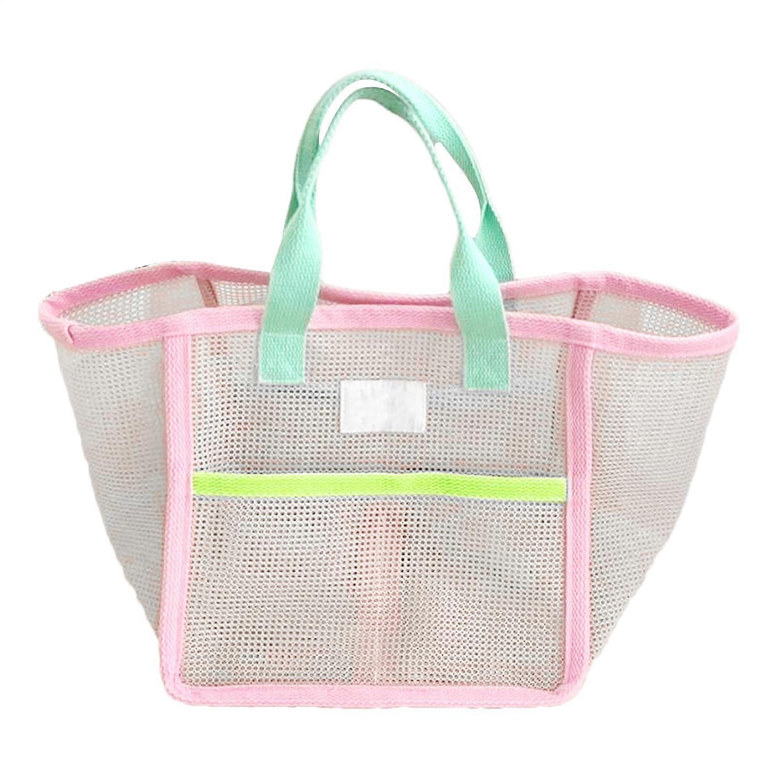 Mesh Beach Bag - Large Sandproof Quick-Dry Reusable Organizer Tote for Travel, Summer, Pool, Picnic, and Cruises