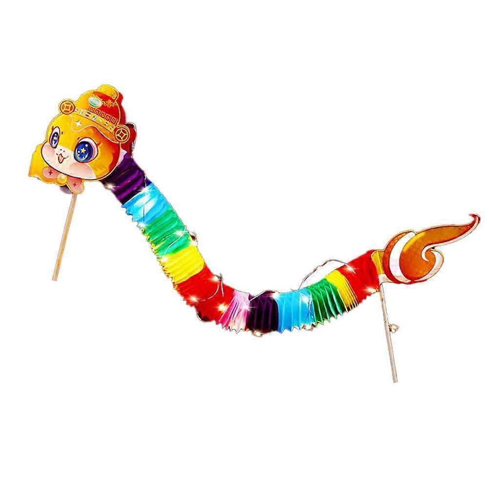 Chinese  Year paper snake, handmade, Chinese 3D party for kids, colorful 80CM