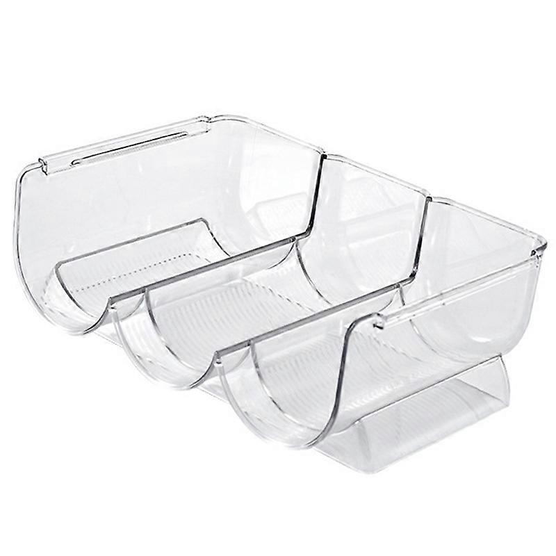 Wine Organizer Stackable Plastic Transparent Water Bear Bottle Holder Rack for Home Display