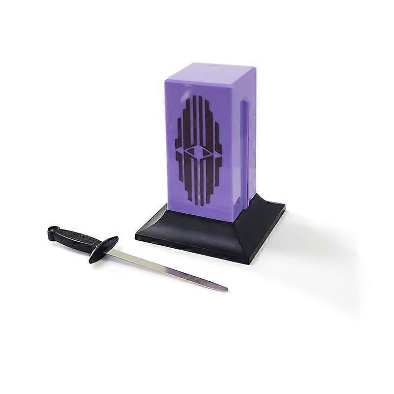 Sword Through Ring Inside Coffin (Crystal Cleaver) Magic Tricks Close Up Illusions Gimmicks Props Sword Penetrating Magic