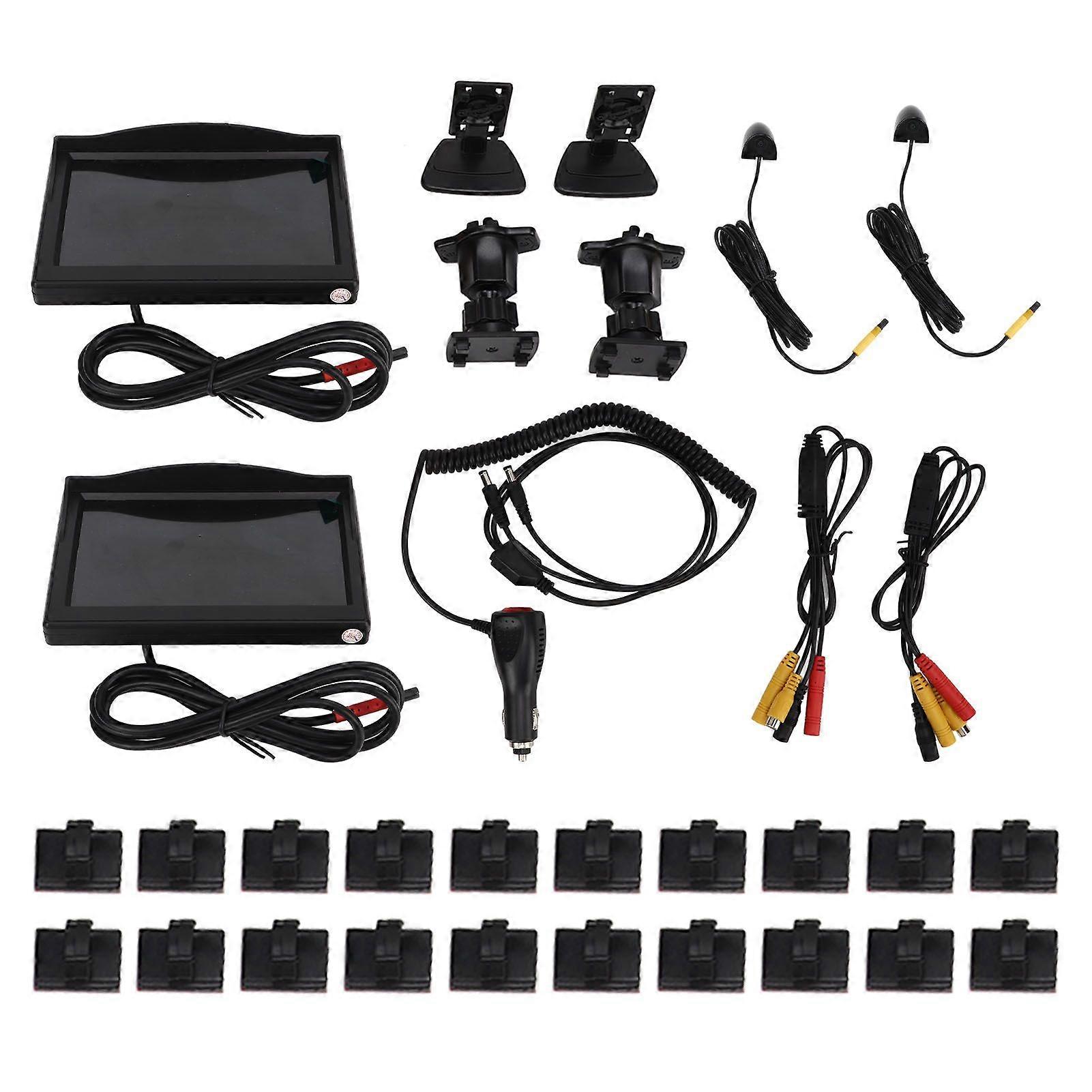 Side View Camera System Kit 5in TFT LCD Monitor IP67 Waterproof 12V?24V Backup Camera System