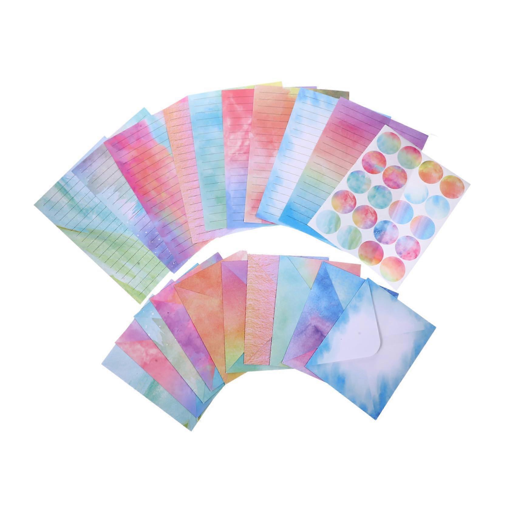 Watercolor Stationery Set with Decorative Envelopes and Writing Paper for Invitations, Thank You Cards, and Special Occasions