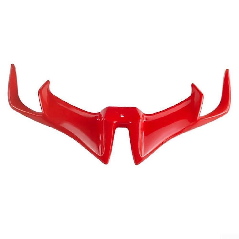 ABS Motorcycle Fixed Windshield for R15 V3 2017, Easy Bolton Installation, Aerodynamic Winglet Guards (Red)