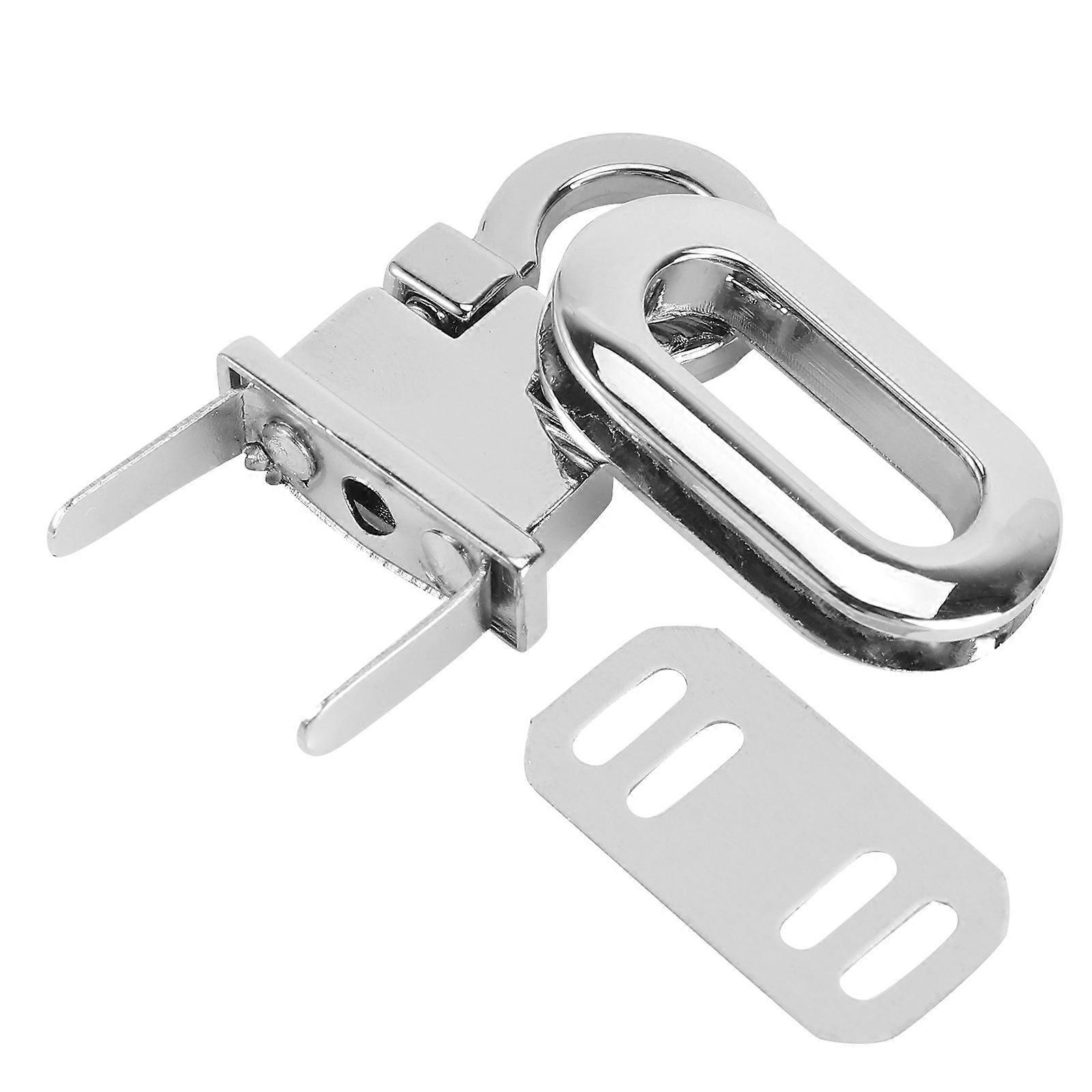 Turn Lock for Handbags Metal Twist Lock Practical Mortise Lock Bag Accessories Light Golden Color 3 Square Shape Replacement Lock 4Set