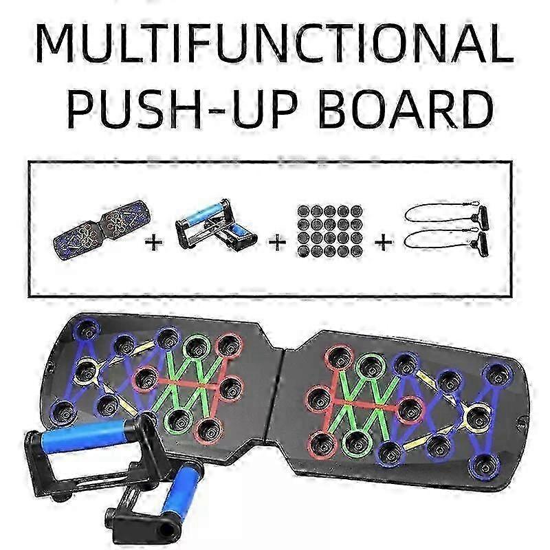 Rocuma Push Up Board, Rocuma Foldable Pushup Board for Home Gym--color03