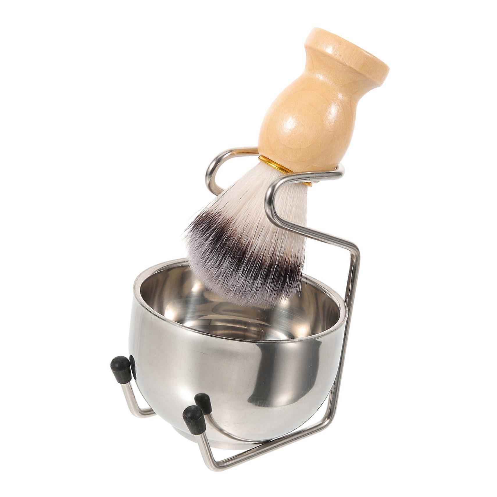 Bartpflegeset Männlicher Rasierpinsel Holz