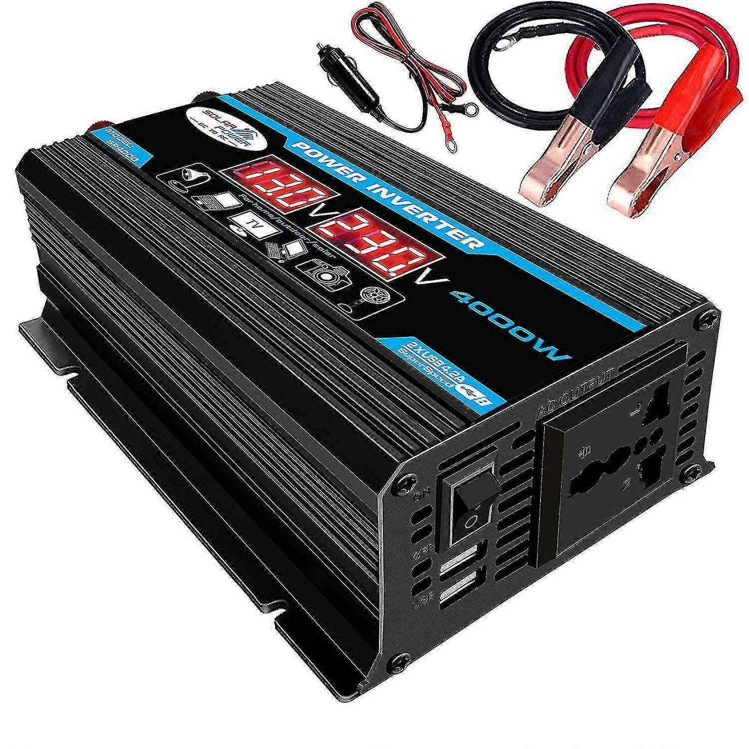 Dc 12v To Ac 220v 4000 W Peak Power High Frequency Inverter