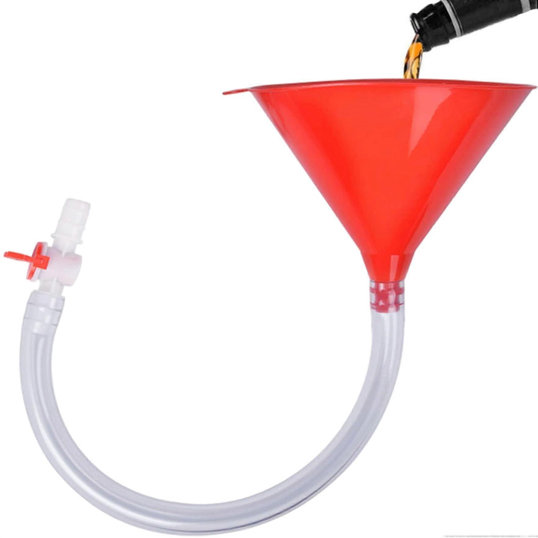 Beer Bong Funnel Leak-Proof Drinking Funnel with Valve, Bachelor Party Drinking Game & College Parties