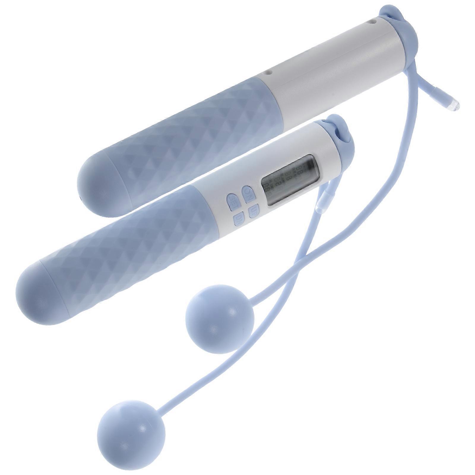 Skyblue Cordless Jump Rope with Antiskid Handle for Students Portable and Durable ABS Material 1 Pair