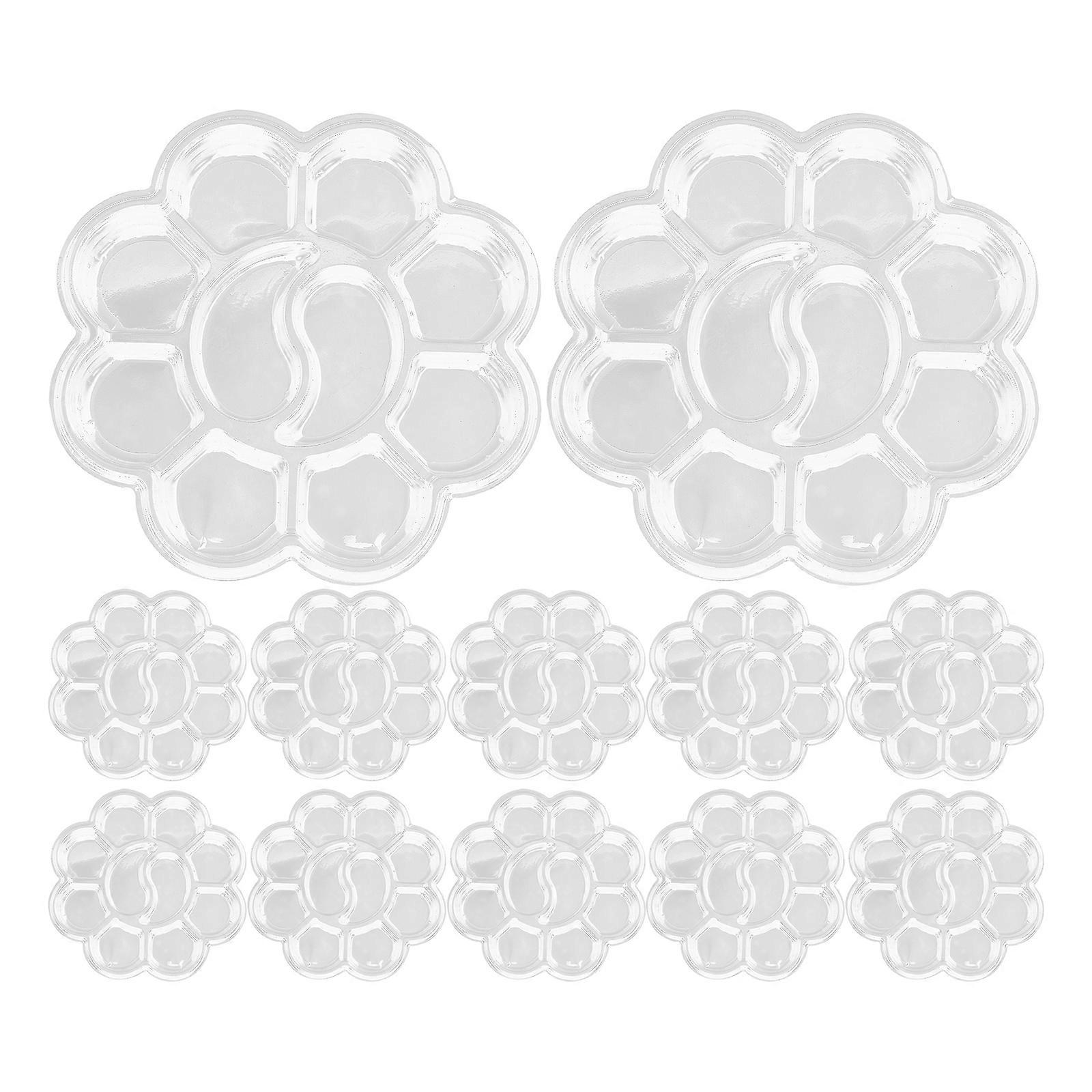 DIY Craft Watercolor Palette Compact Size Durable Plastic 50Pcs