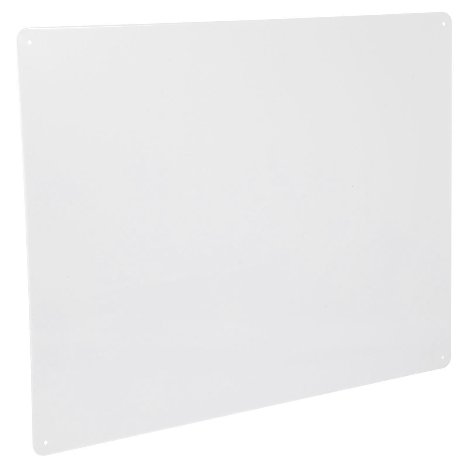 White Aluminum Blank Sign for DIY Crafting and Decoration Vintage Simple Design 10x20 Inches