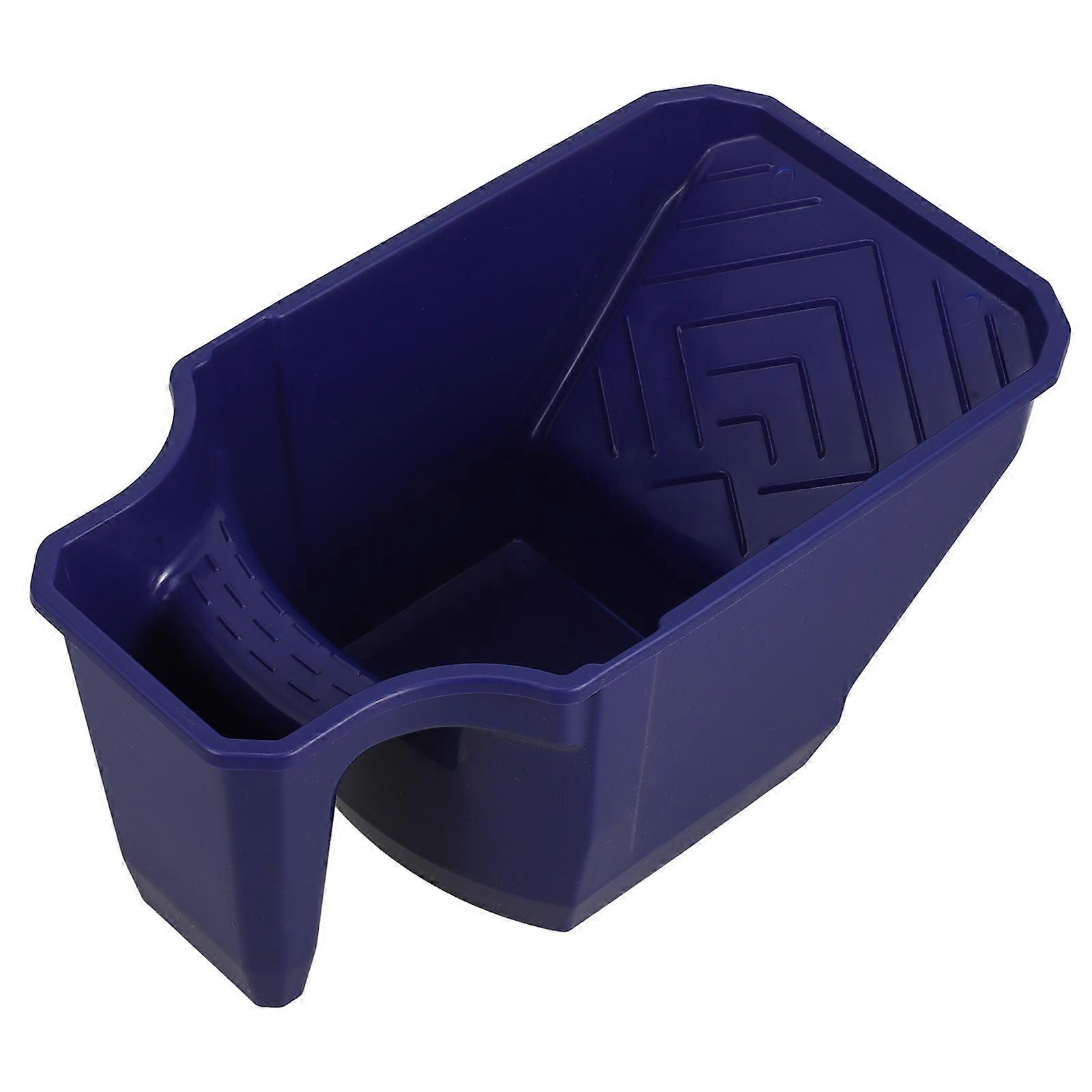 Heavy Duty Paint Roller Tray with Ergonomic Handle Durable Plastic Paint Holder for Walls, Furniture, Doors & Windows Efficient Painting Tool for