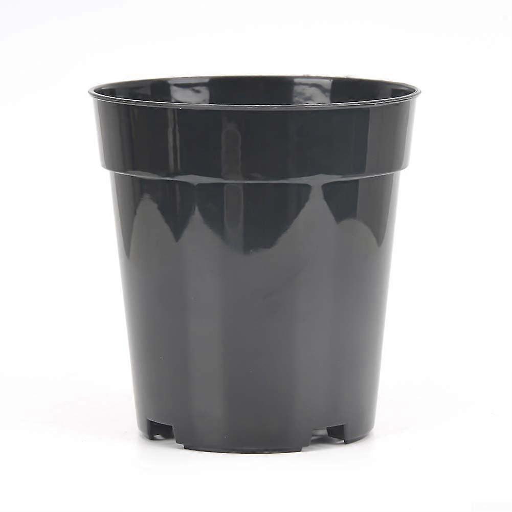 Transparent Plant Essentials, a complete collection of 10 flower pots with an efficient drainage system (13.2 cm / 5.2 inches).