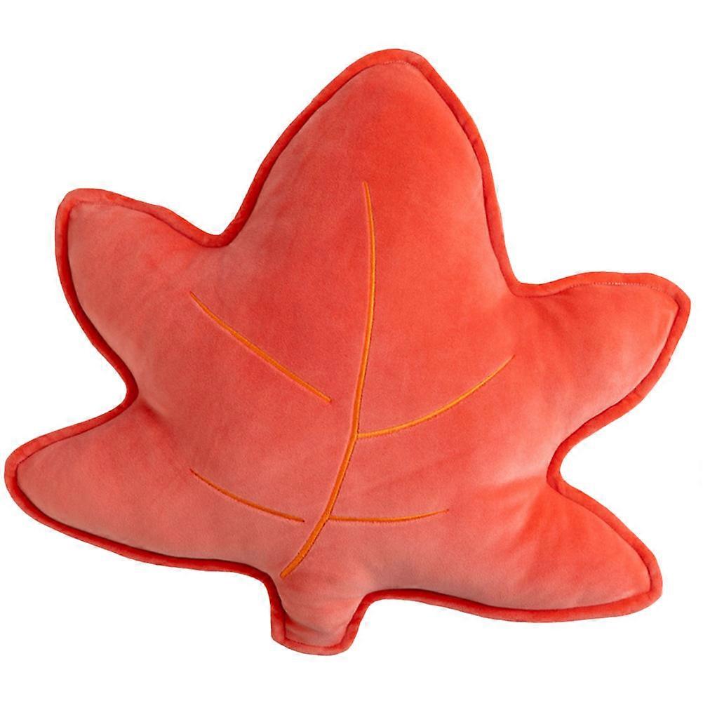 Bed Throw Pillows Maple Leaf Pillow Car Use Red 46X46CM Decoration 1Pack