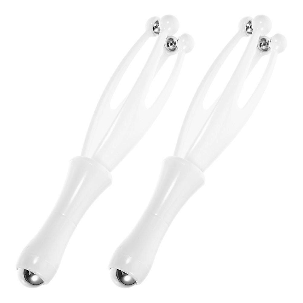 Transparent Finger Massager with Precision Roller Ball Design for Hand Fatigue Relief and Blood Circulation Enhancement 2pcs